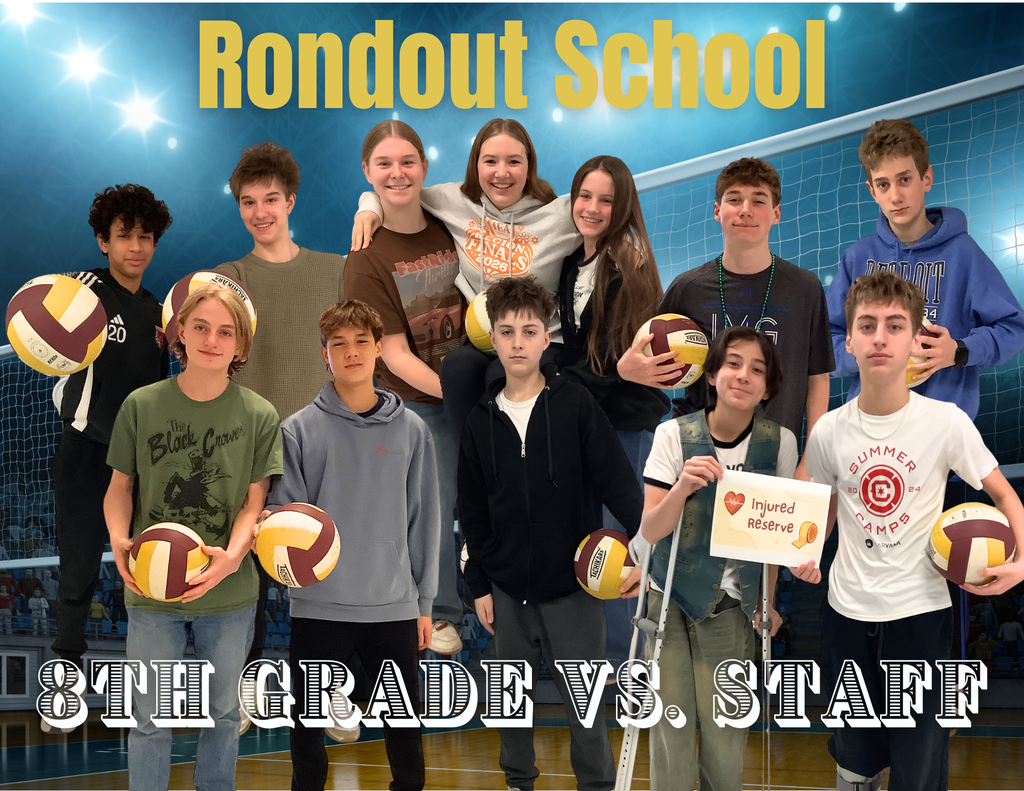 Rondout School 8th Grade Vs. Staff Picture