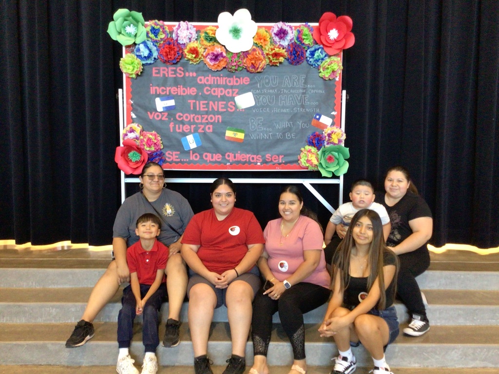 Please leave a heart for our wonderful families that have put in a lot of hours making this beautiful poster board to celebrate National Hispanic Heritage month!