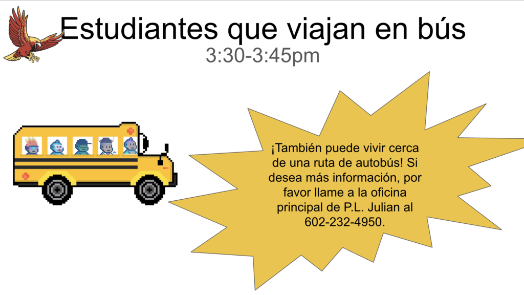 Estudiantes que viajan en bus