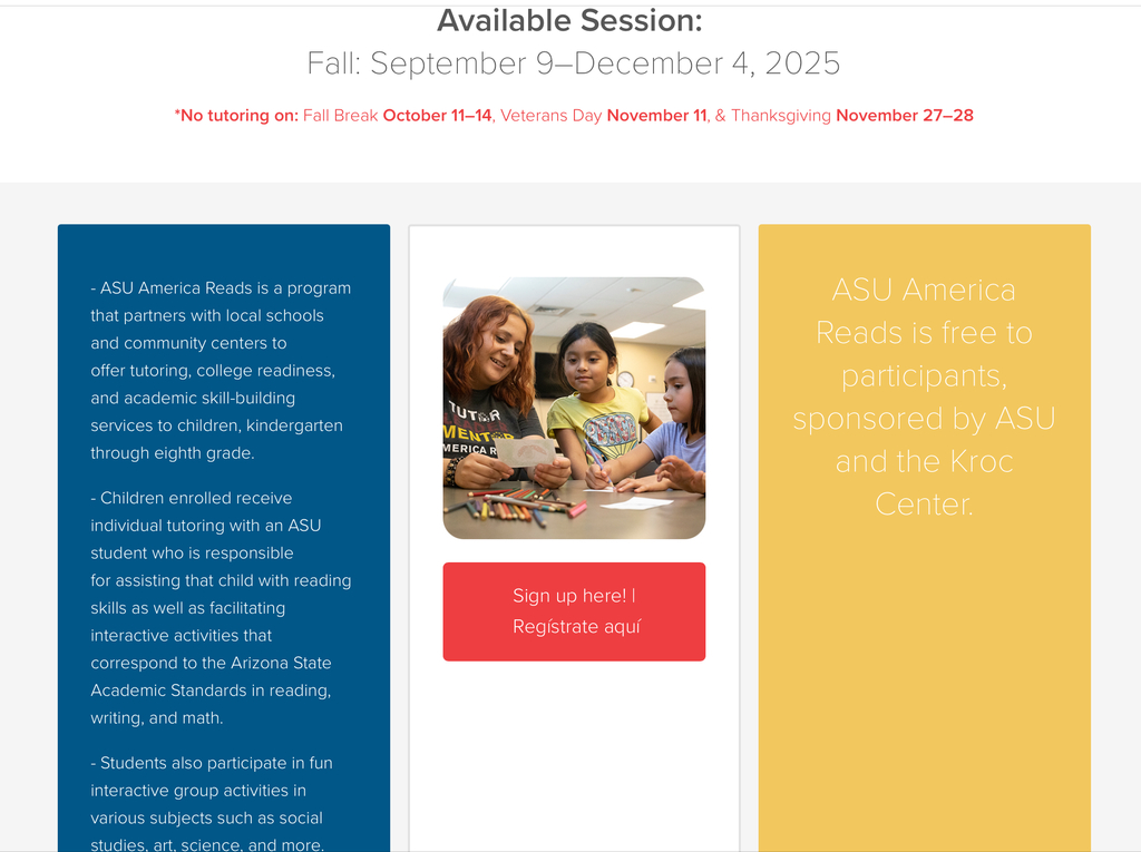 ASU Free Tutoring