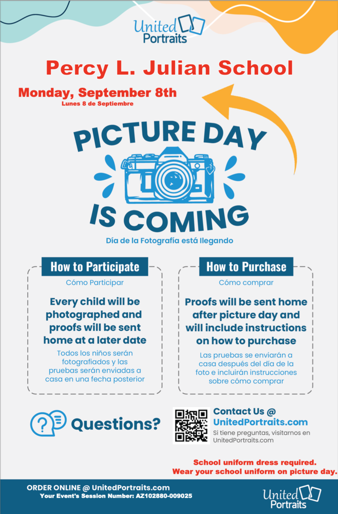 Picture Day is Monday