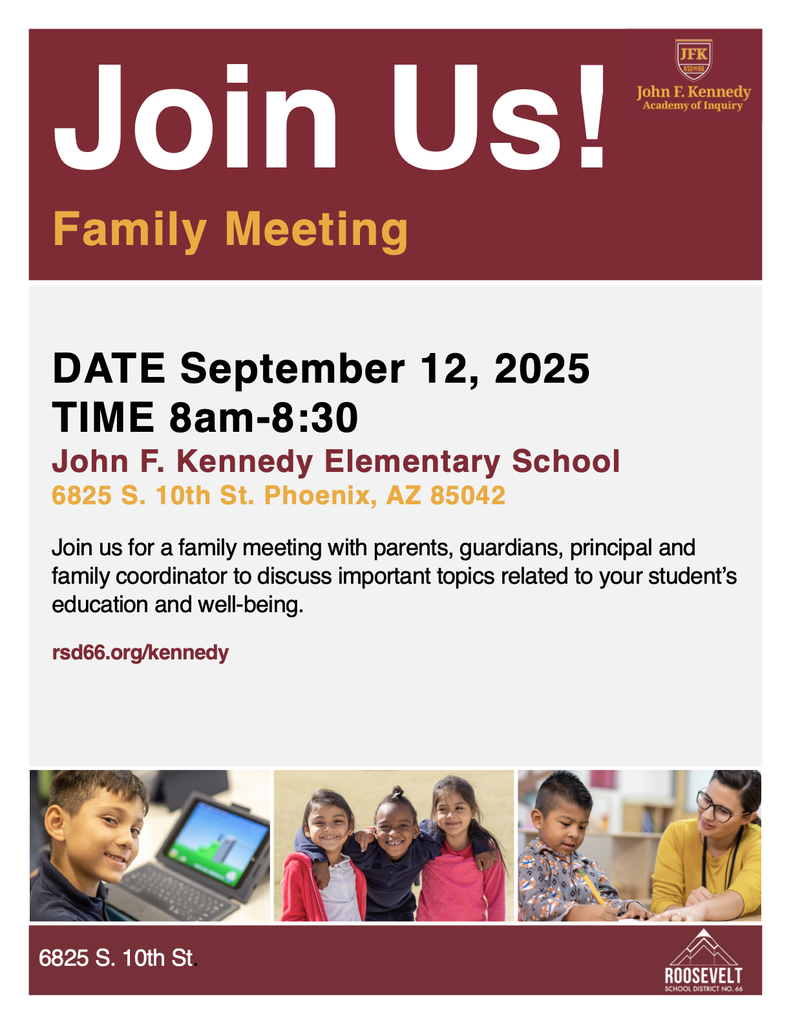 September 12th 8am Family Meeting