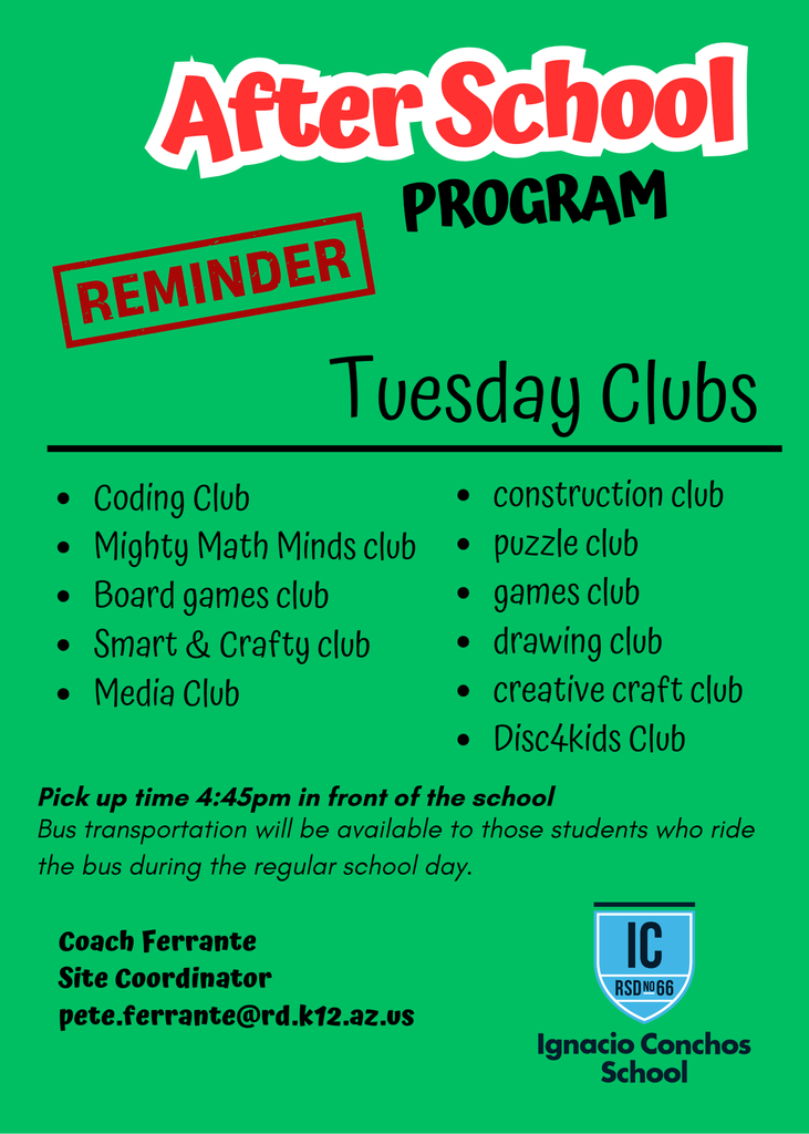 tueday clubs