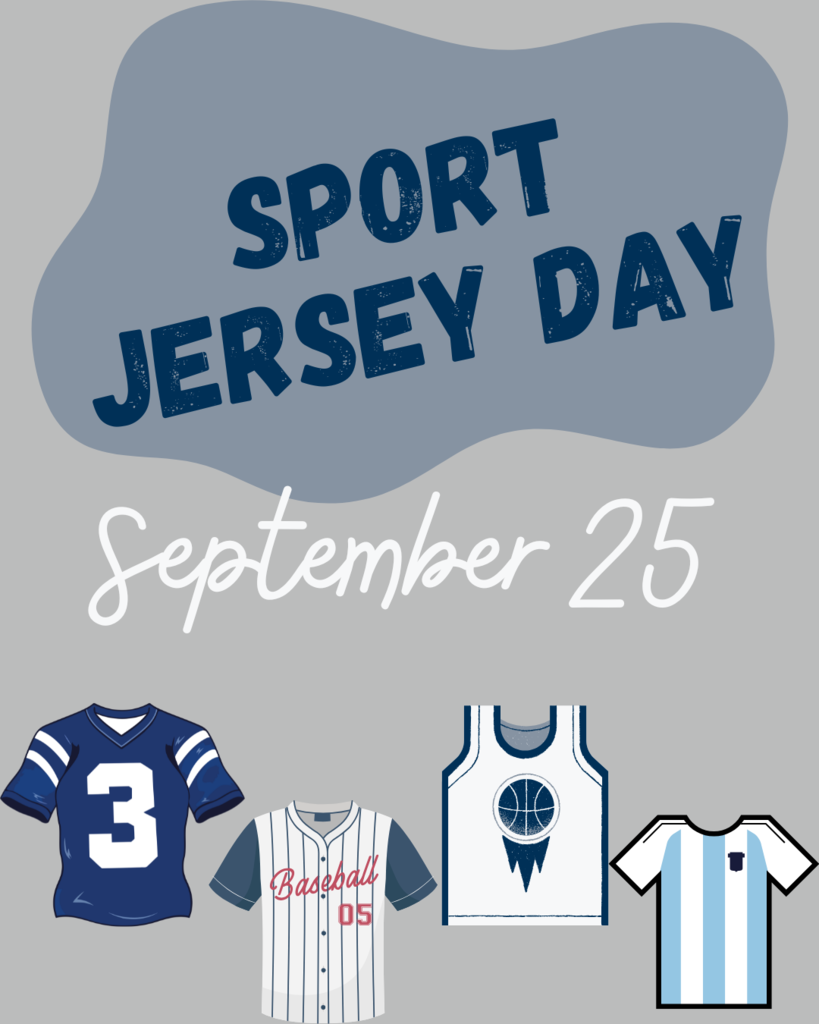Sport Jersey Day on September 25.