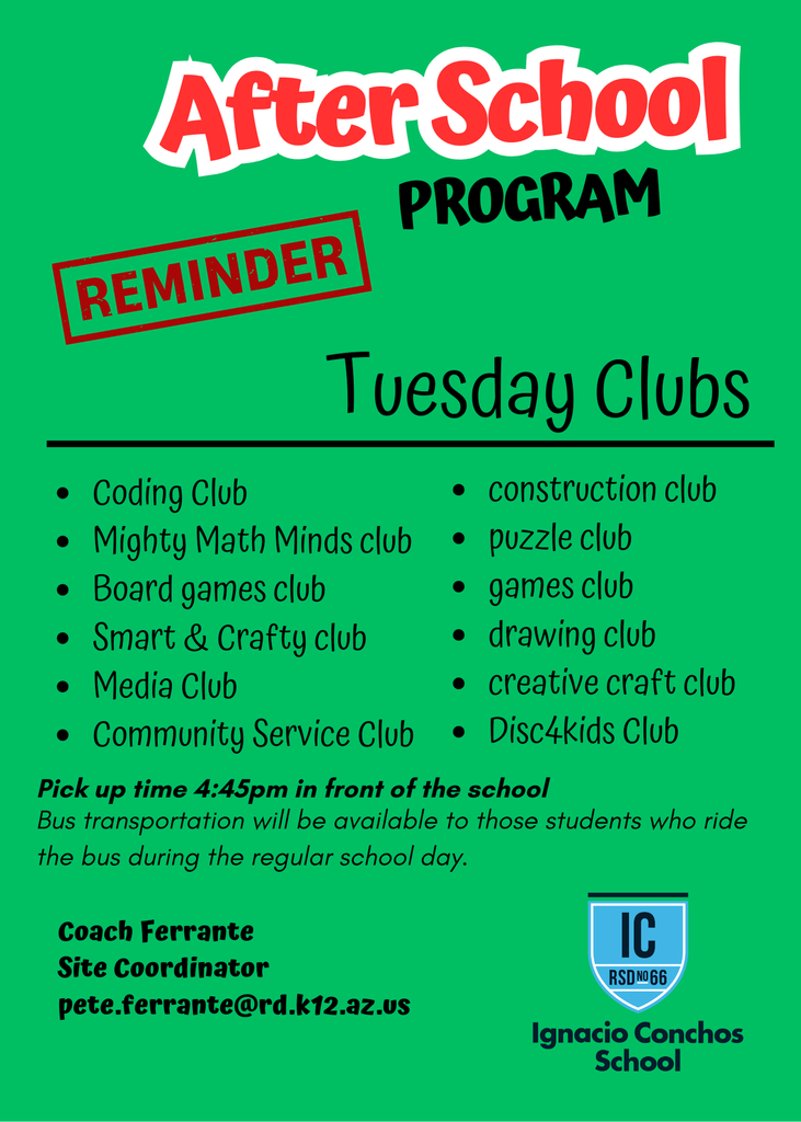 tueday clubs