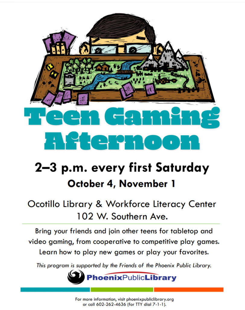Teen Gaming 1st Saturday
