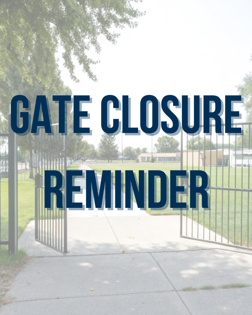 Gate Closure Reminder