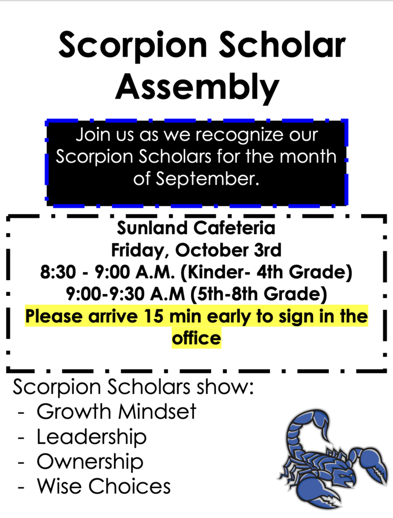 Oct Scorpion scholar end