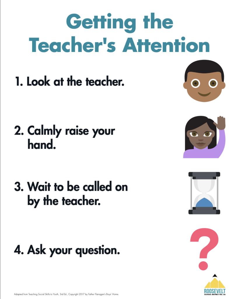 Getting the Teacher's Attention