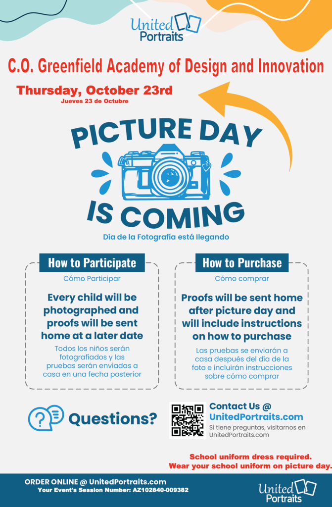 Picture day flyer
