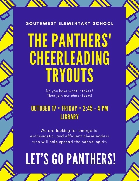 Cheer Try-out flyer