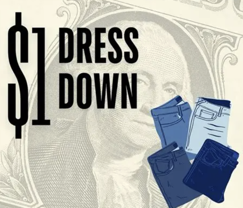 dollar dress down