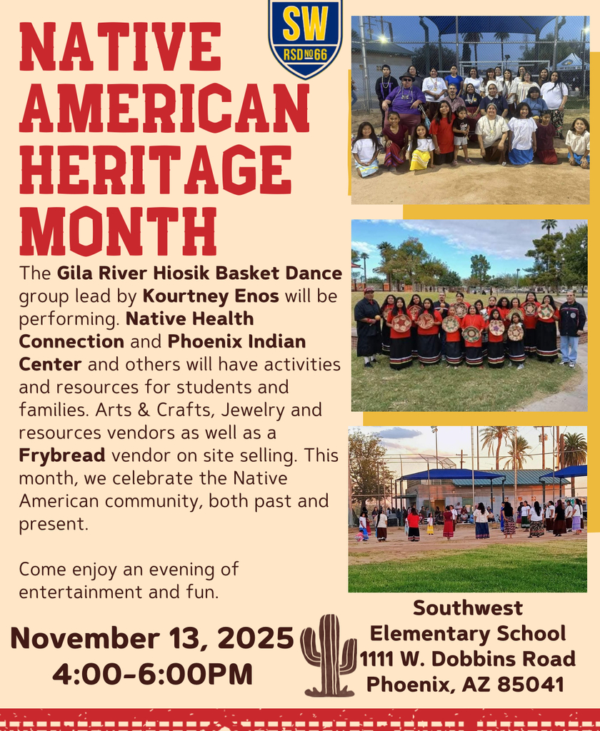 Native American Heritiage family and community event.