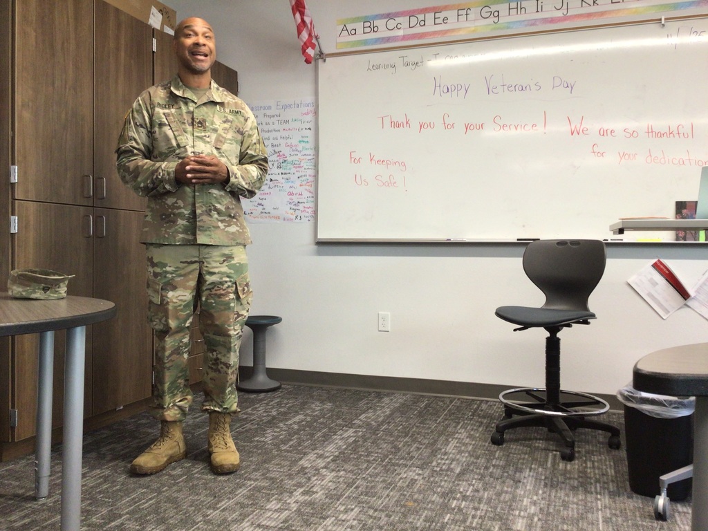 Louis Ridley talking to Mr. Withers