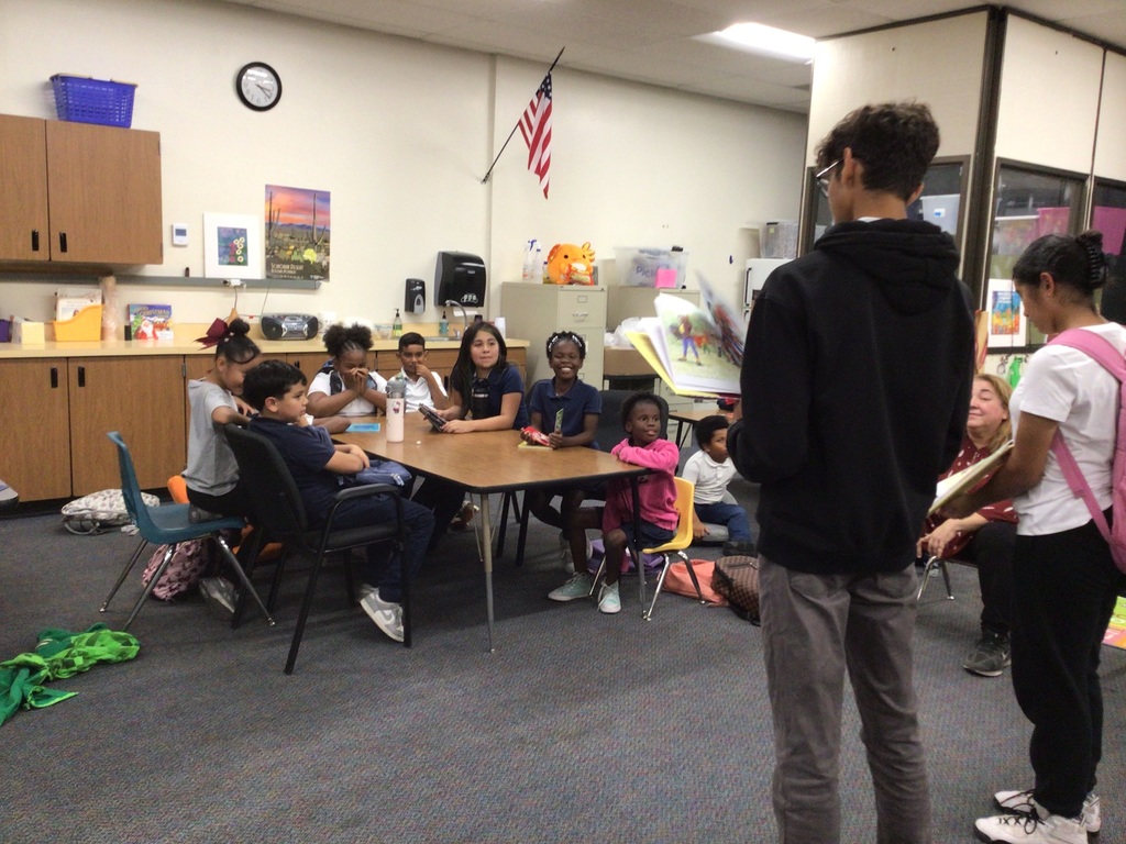 Reading Amazing Grace to the Reading Club