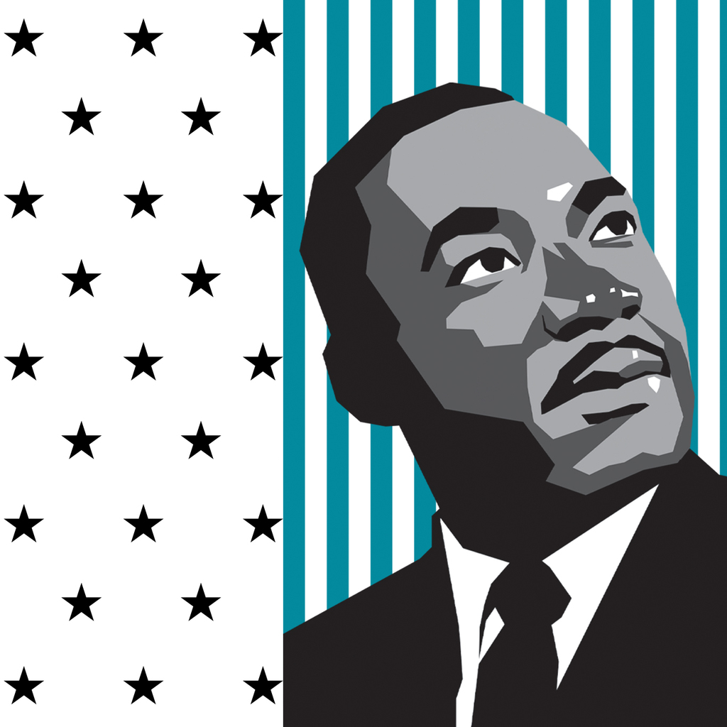 sketch of Dr Martin Luther King