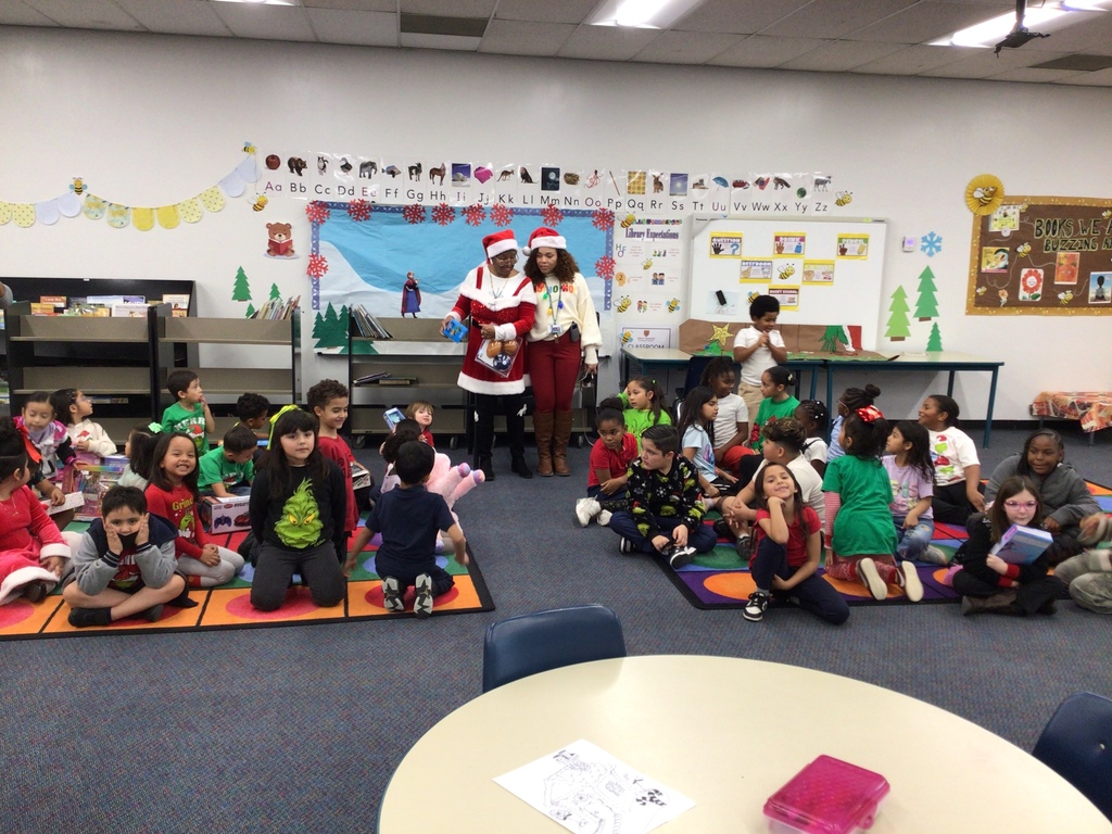 Gifts passed out to our students from the Buffalo Soldiers