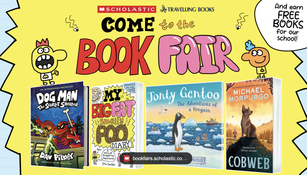 scholastic come to the book fair