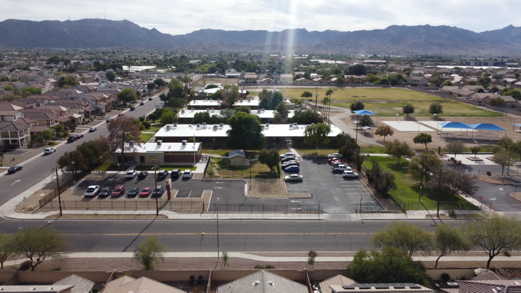 V.H. Lassen campus ariel