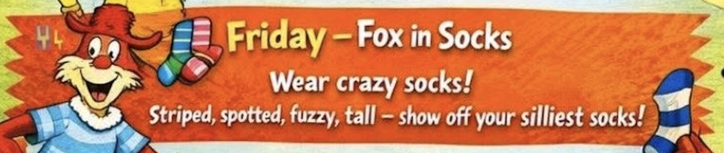 Friday wear crazy socks
