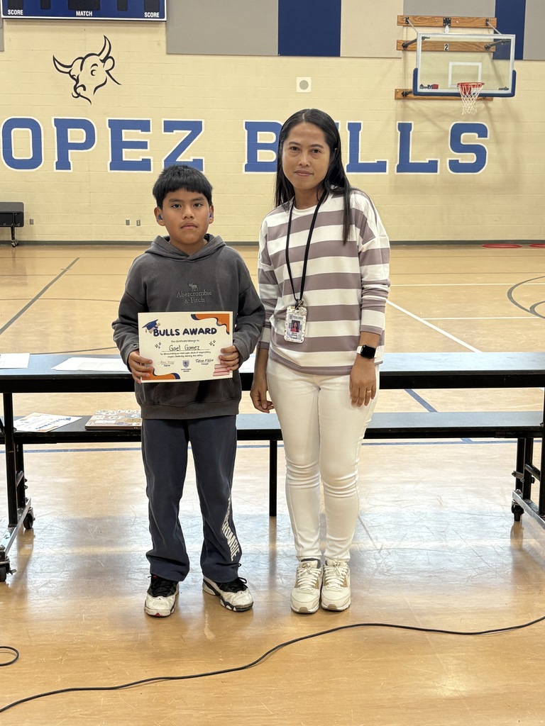 Mrs. C with her Bulls Award Winner
