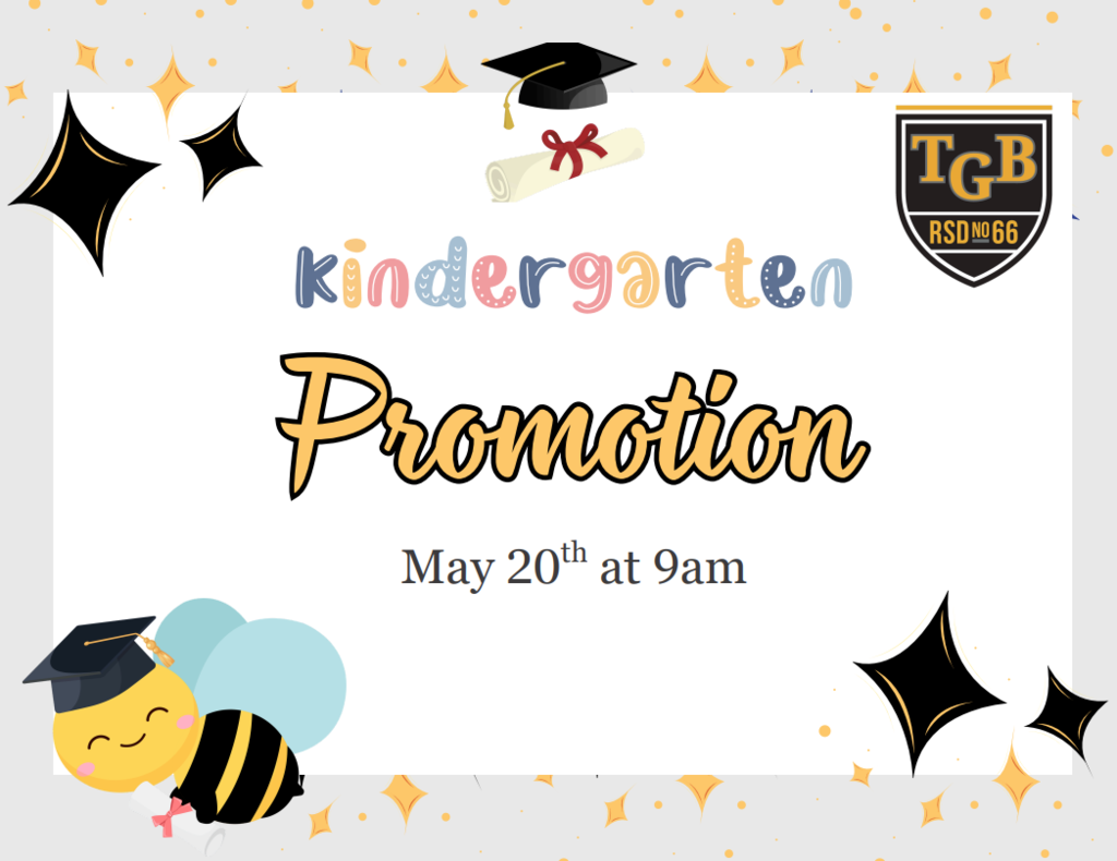 Kindergarten promotion, May 20th at 9am