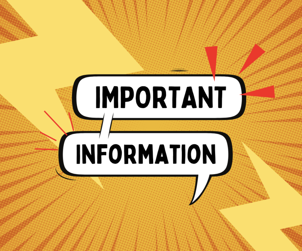 Important Information