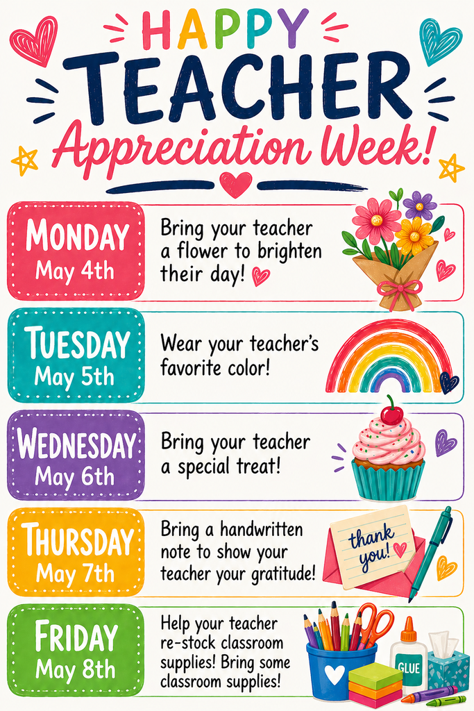 Teacher Appreciation Flyer for Families