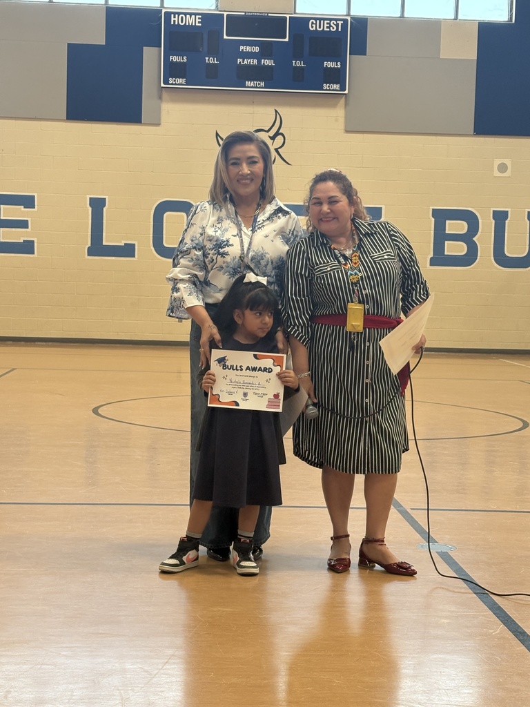 Mrs. Miller and Ms. Viveros with Bulls Winner