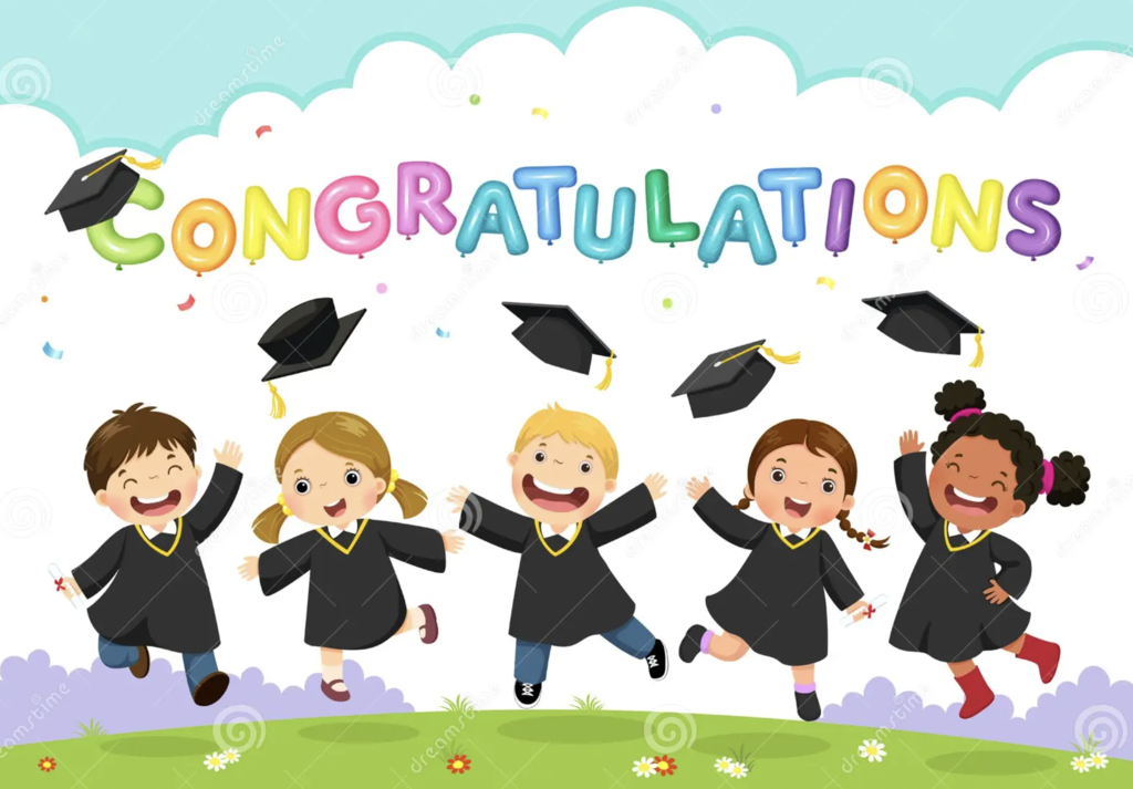 kinder kids congratulations