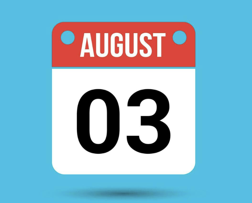 August 3