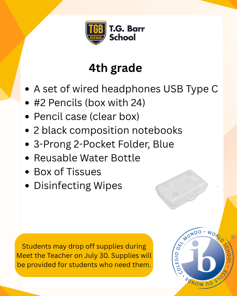 supply list