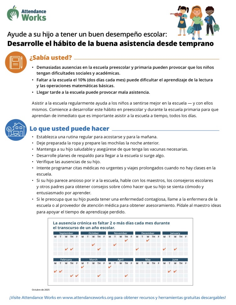Attendance Works flyer