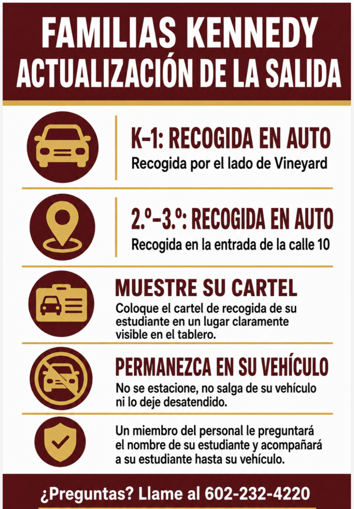 Arrival and Dismissal Notice