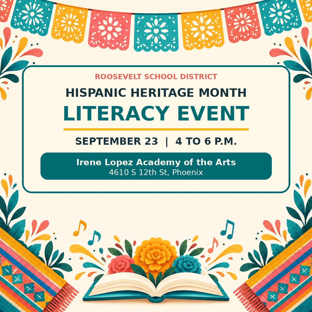 Hispanic Heritage Month: Literacy Event September 23.