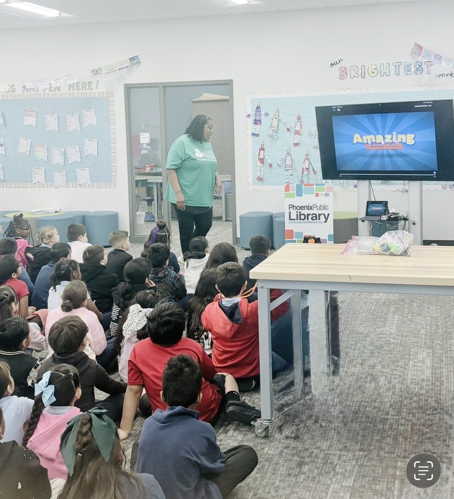 Library Visit from Phoenix Public Library