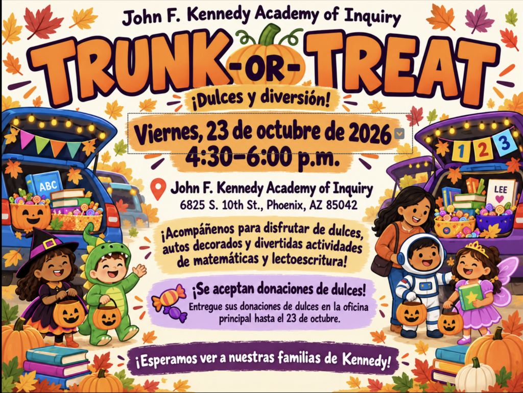 🎃👻 TRUNK-OR-TREAT AT JOHN F. KENNEDY ACADEMY OF INQUIRY! 🍬🚗