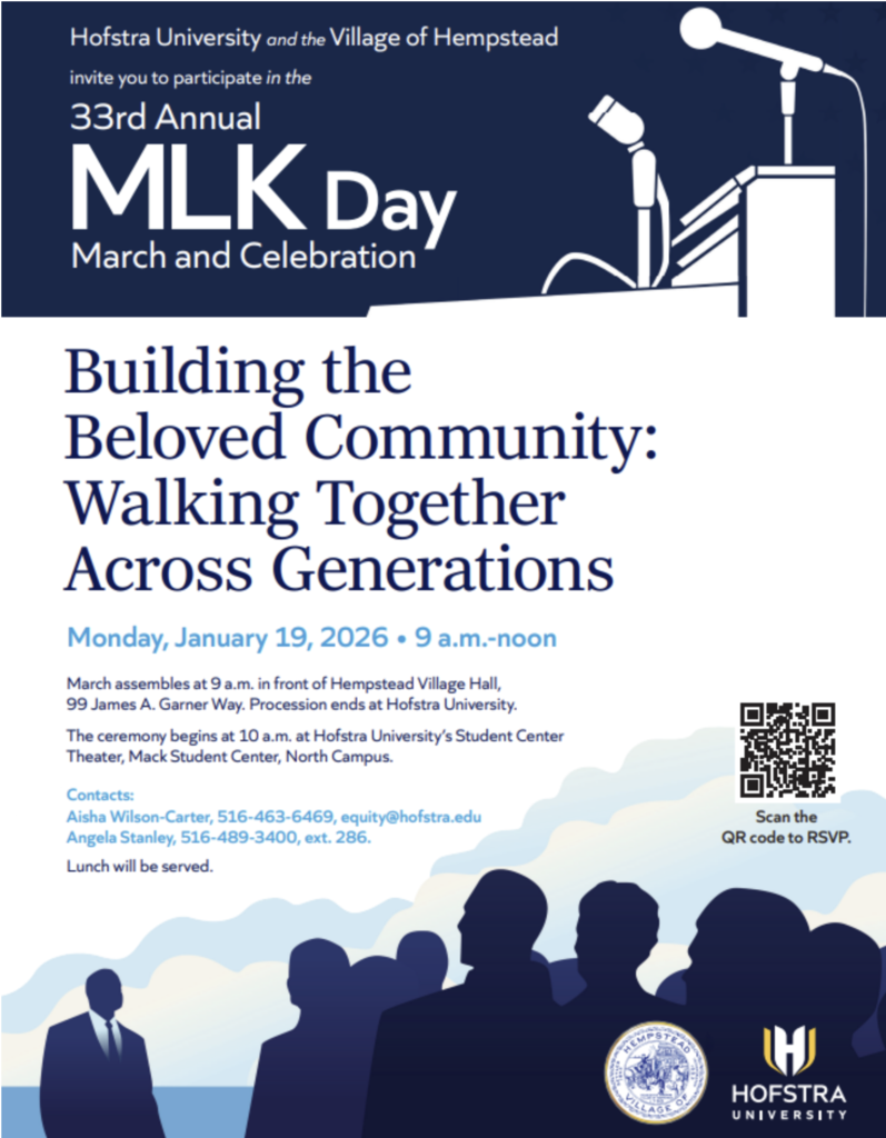 Hofstra University and the Village of Hempstead 33rd Annual MLK Day March Celebration
