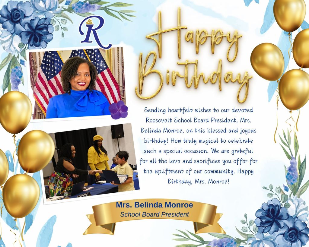 Happy Birthday Mrs. Belinda Monroe! 