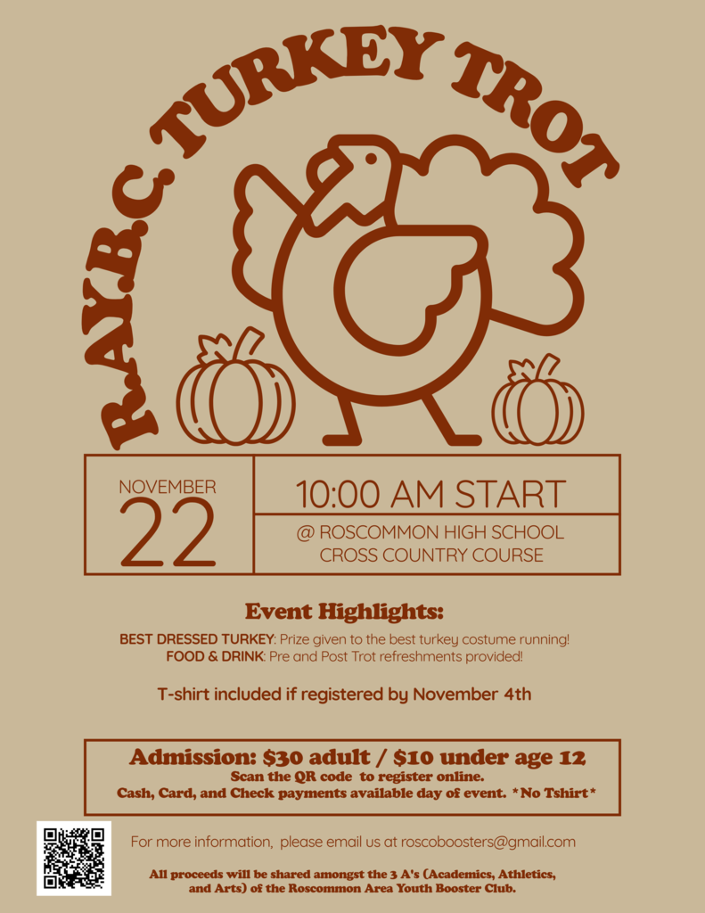 RYBC Turkey Trot Fundraiser -- Nov 22