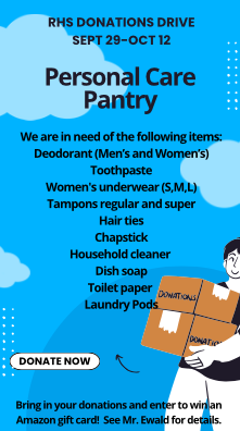 RHS Donations Drive