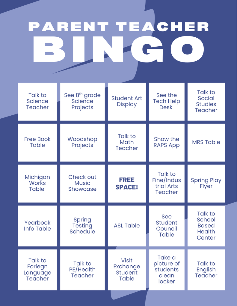 PTC Bingo Card