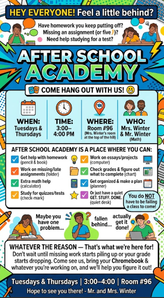 RHS After-School Academy Info