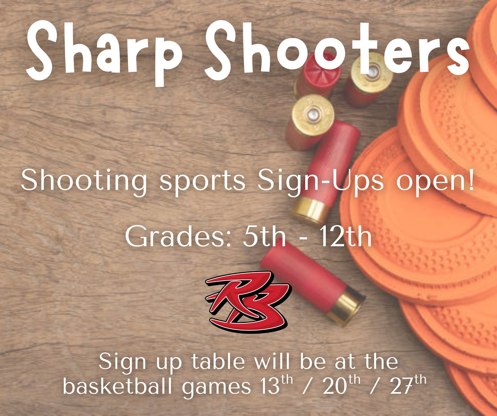 Sign ups open till March 2nd Grades 5th thru 12th $100
