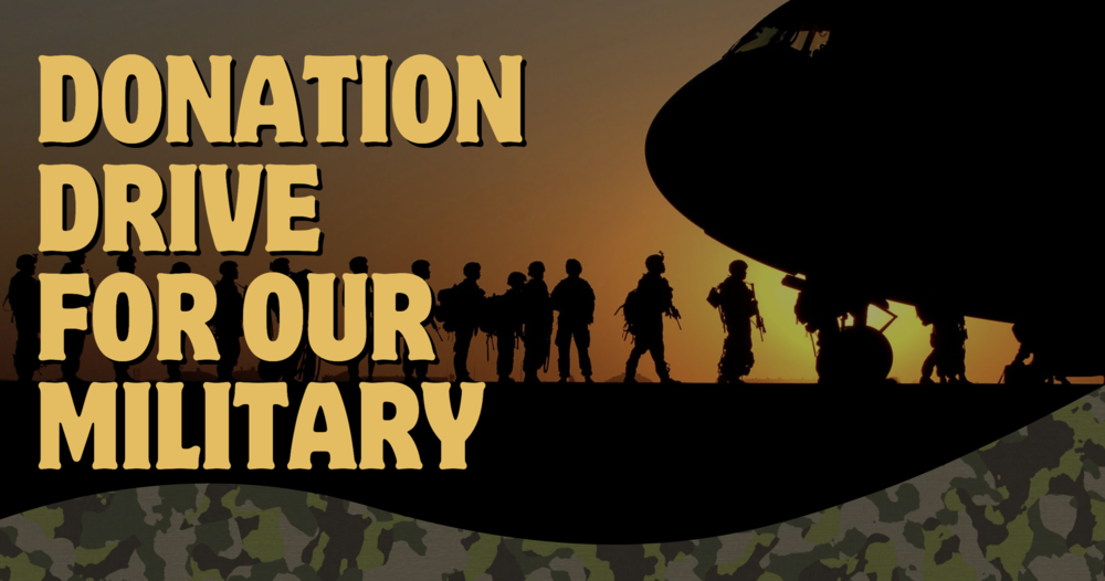 Donation drive for Military