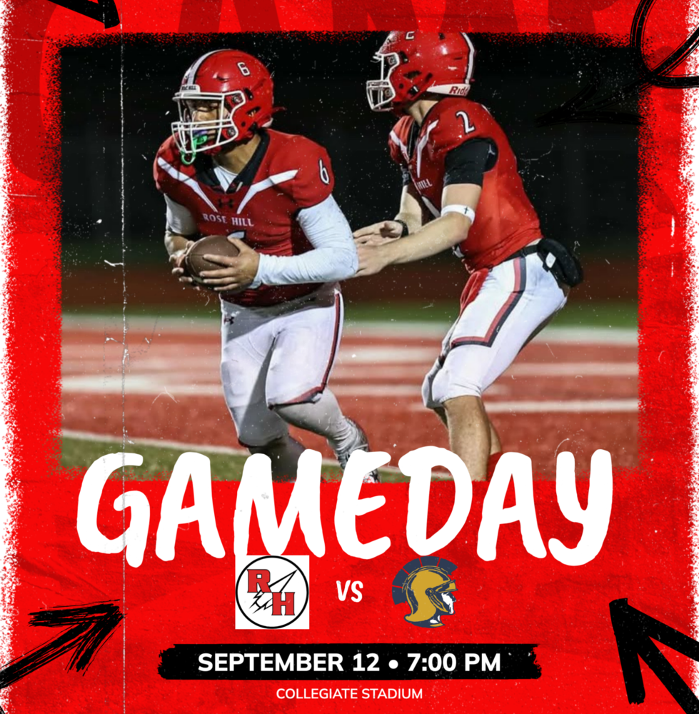 Gameday poster versus Collegiate