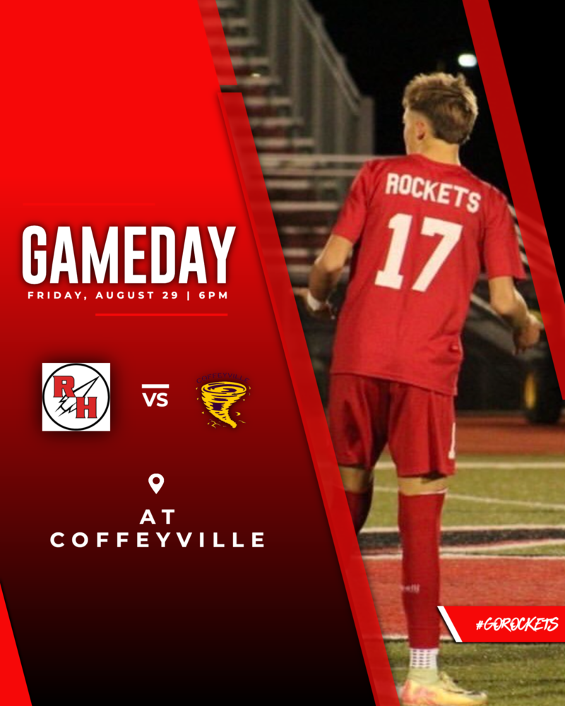 Gameday poster for upcoming game.