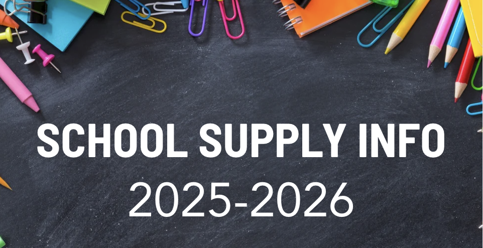 School Supply Decorative Info
