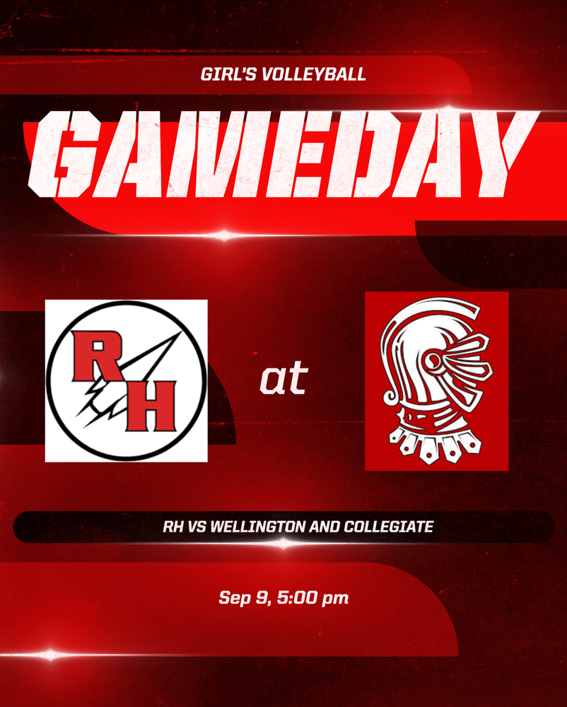 Gameday poster for upcoming game.