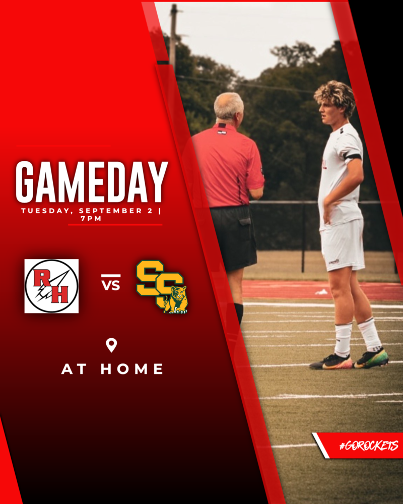 Soccer flyer for tonight's game.